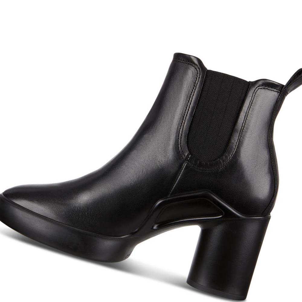 Női Ecco Shape Sculpted Motion 55 Chelsea Ankle Ruha Cipő Fekete | HU 119BEX